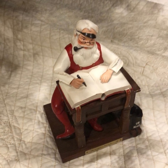 Other - Norman Rockwell Santa’s List Figurine